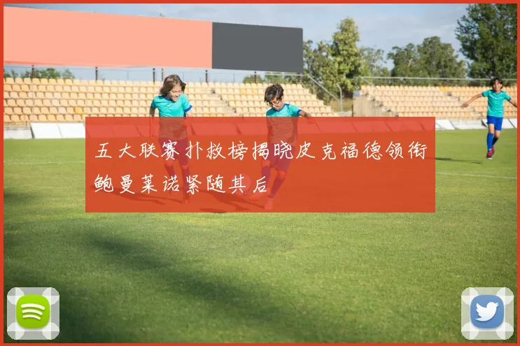 五大联赛扑救榜揭晓皮克福德领衔鲍曼莱诺紧随其后